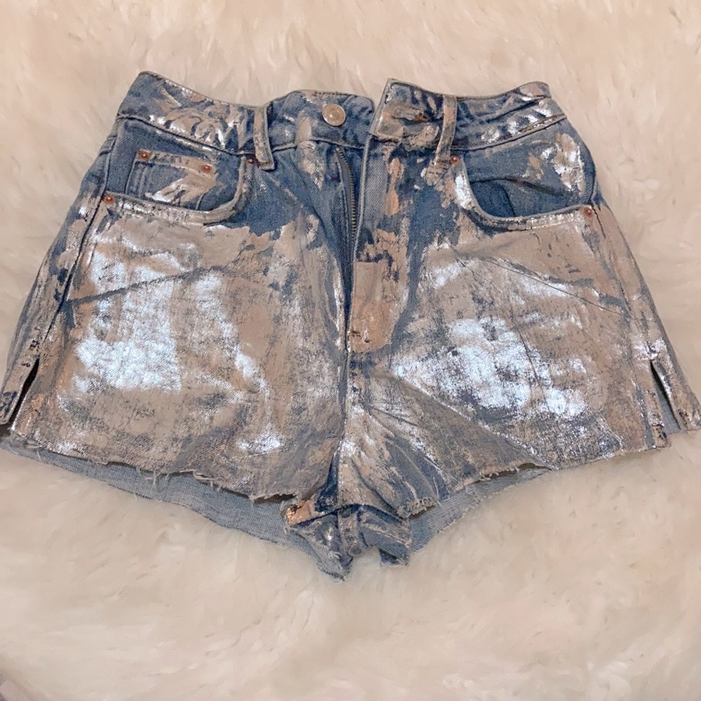 topshop moto mom shorts